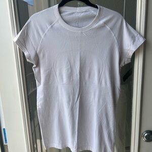Lululemon White Swiftly Tech Tee Size 10